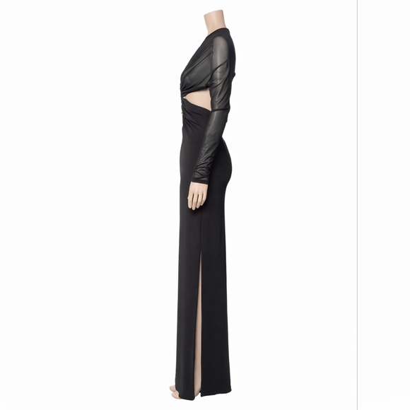 Christopher Esber sheerdetail side slit maxi dress US6/M/UK10 - Picture 7 of 8